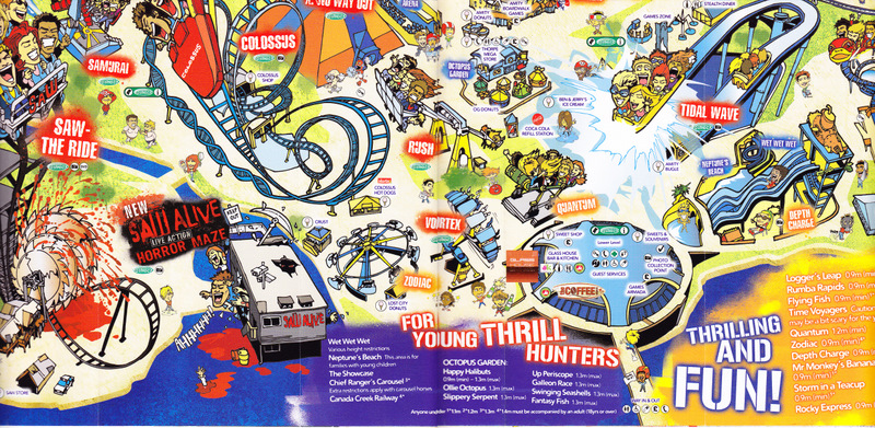 Thorpe Park map