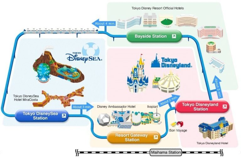 Disney Sea - Tokyo Disney Resort map