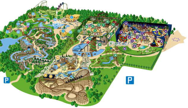 Toverland map