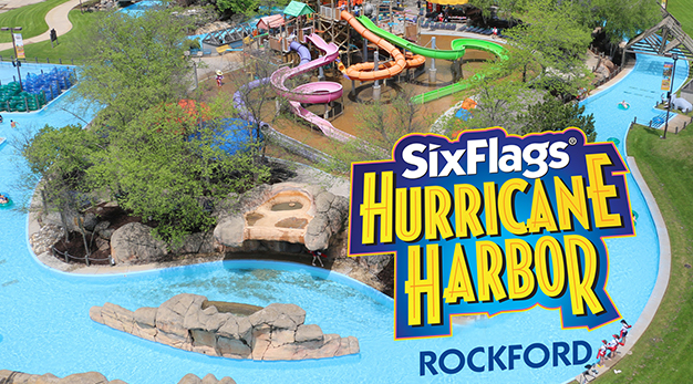 Six Flags Hurricane Harbor, Rockford map