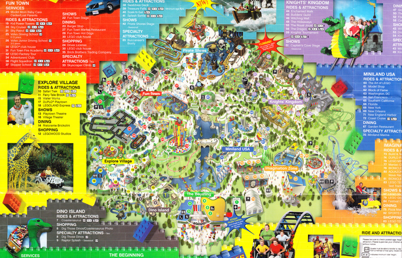 LEGOLAND California map